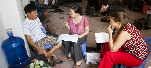 Enquête sur le secteur informel au Vietnam © IRD / François Carlet-Soulages