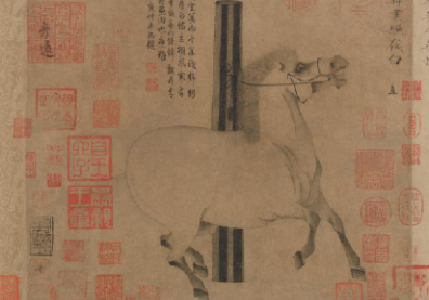 dessin cheval sur papier