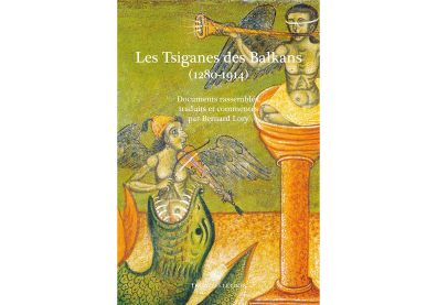 2 anges faisant de la musique (l'un sur une colonne et l'autre sortant de la gueule d'un poisson)t de la gueule