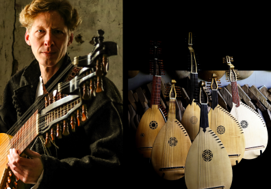 Portrait du musicien et instruments traditionnels 