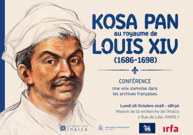 Visuel de la conférence KOSA PAN au royaume de Louis XIV (1686-1698)