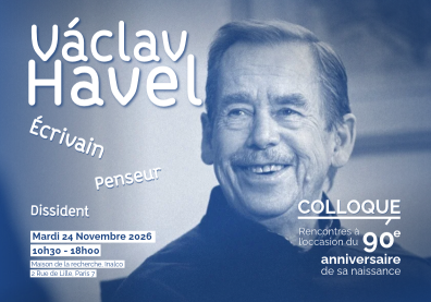 Affiche du 90e anniversaire de la naissance de Vaclav Havel