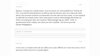 Brumelot Hoppe - Figure 2 - intervention de la tutrice dans les échanges asynchrones au sein d'un MOOC