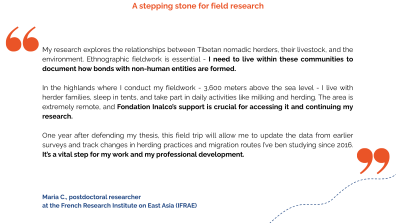 Testimonials from scholarship recipients