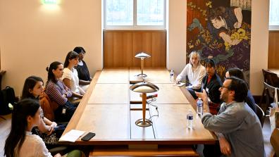 Rencontre entre les étudiantes du jury Inalco et Marina Lisa Komiya