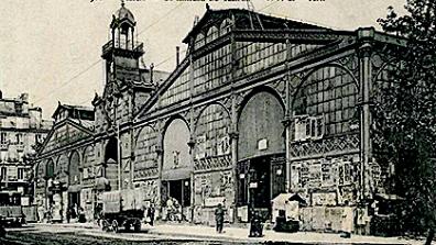 Paris, le marché du Temple, près de la place de la République.