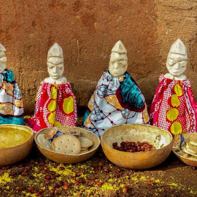 Statuettes utilisées pour le culte des jumeaux, Bénin