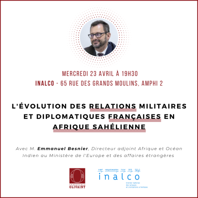Conférence d'Emmanuel BESNIER avec portrait de l'intervenant