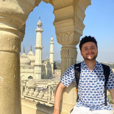 Ulysse Barthel à Lucknow (Uttar Pradesh, Inde)