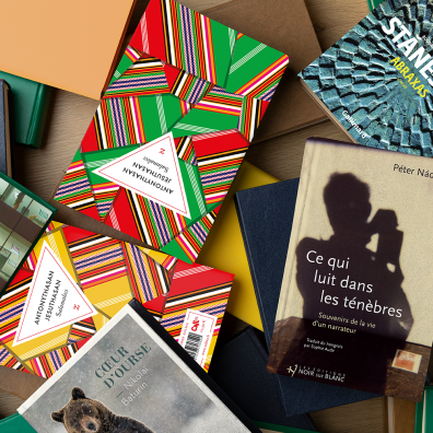 Nombreux livres éparpillés sur une table