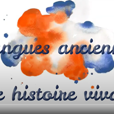 Madalina JOUBERT - Ecran vidéo - Enseignement des langues anciennes