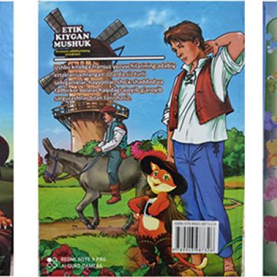 Couverture des contes de Perrault en ouzbek