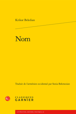 Couverture du livre "Nom"