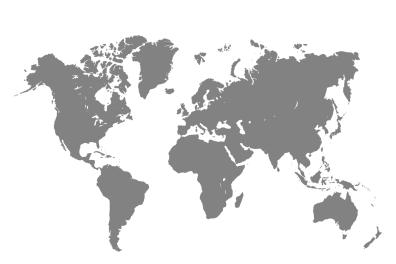 Carte grise du monde