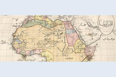 Détail d'un atlas ottoman (Cedid Atlas Tercümesi), 1803
