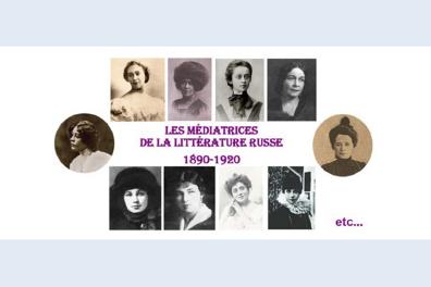 Montage de photos de femmes artistes russes (1890-1920) 