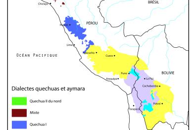  Map of Quechua and Aymara dialects