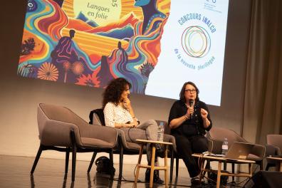 Ouverture de la remise des prix par Marielle Anselmo (Inalco)