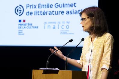 Discours de Delphine Allès, vice-présidente de l'Inalco