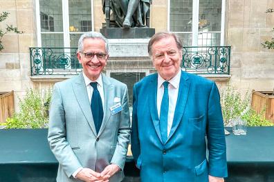 Philippe Advani & Mr l'Ambassadeur Claude Blanchemaion