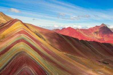 La montagne arc-en-ciel vinicunca au Pérou