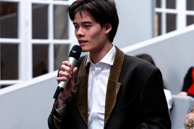 Elouan Sardou, membre de l'association Promethei