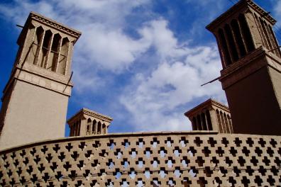 Vue de la ville de Yazd (Iran)