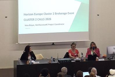 Horizon Europe Présentation dans l'auditorium