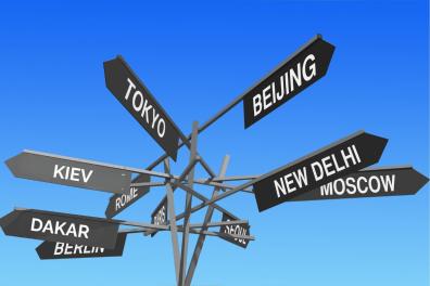 Destinations internationales : Tokyo, New Delhi, Moscou, Kiev, Dakar, Beijing