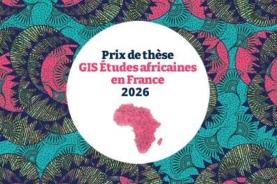 Visuel du Prix de thèse avec l'année et le continent africain