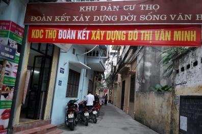 Ruelle quartier résidentielle Thọ à Hà Nội.