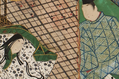 Scène du Roman du Genji
