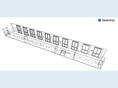 Maquette de l'exposition - SketchUp