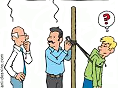 Le Tutorat en entreprise - Dessin de Ucciani