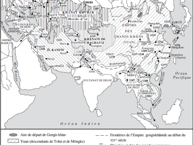 Carte des apanages mongols