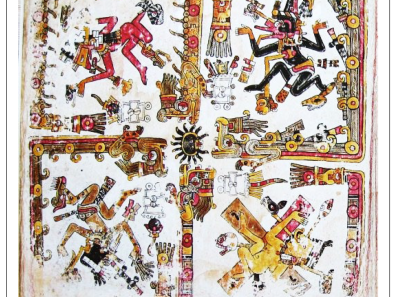 Aztèque - Figure 10 :  Codex Borgia, Planche 72.