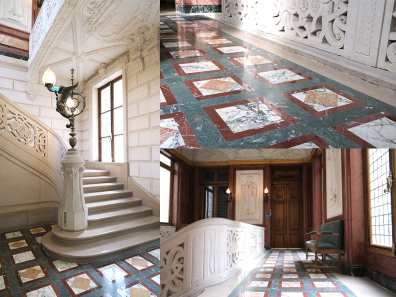 Escalier d'honneur de la Maison de la recherche