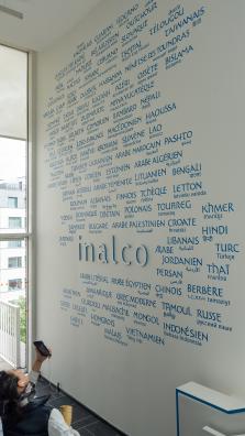 Fresque des langues de l'Inalco