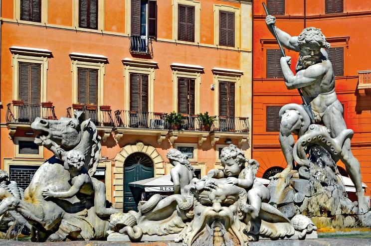  Fontaine du Neptune à Rome