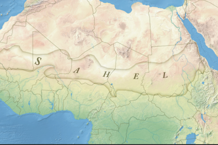 Carte du Sahel