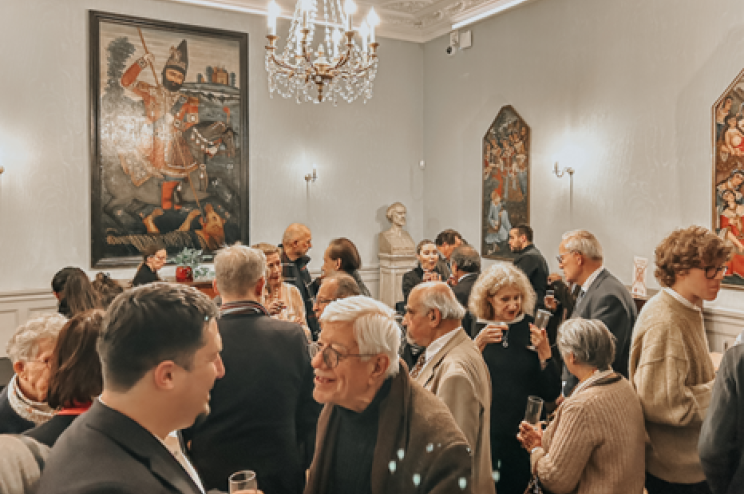 Réception au salon Borel de la Fondation Inalco