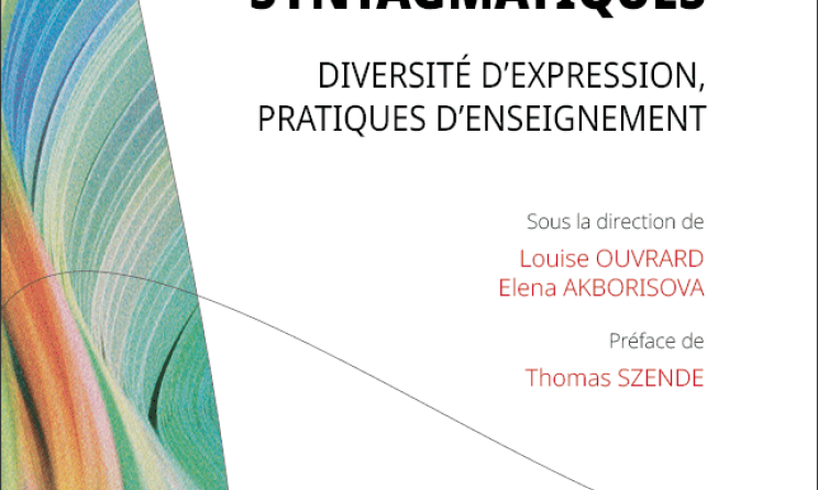 couverture Relations syntagmatiques