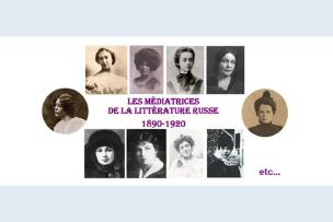 Montage de photos de femmes artistes russes (1890-1920) 