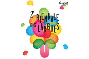 Affiche de la Biennale des langues 2024