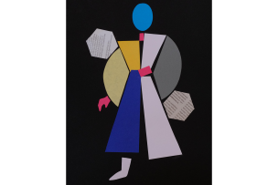 Pièces découpées de couleurs différentes 