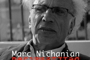 Affiche avec portrait de Marc Nichanian