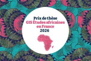 Visuel du Prix de thèse avec l'année et le continent africain