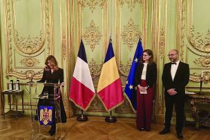  L'ambassadrice de Roumanie, Delphine Allès, Alexandru Mardale