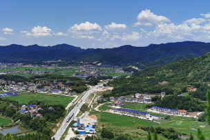 Bourg de Cenchuan (Chine), photo de terrain 2020