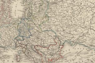 Carte de l'Europe de 1840